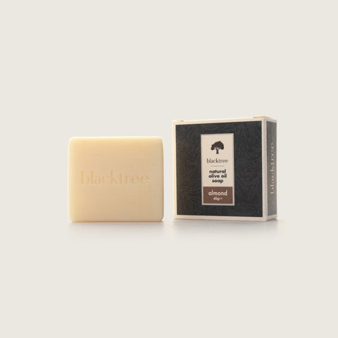 Natural Olive Oil Soap - Almond - 40gr (Bar Soap) - Blacktree Naturals