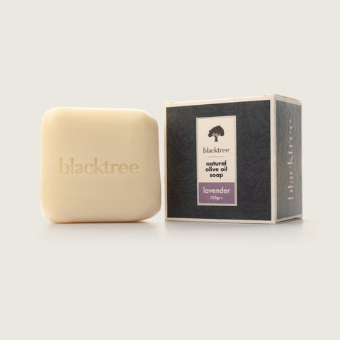 Natural Olive Oil Soap - Lavender - 150gr (Stone Soap) - Blacktree Naturals