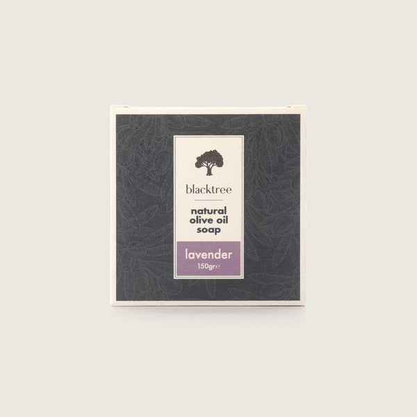 Natural Olive Oil Soap - Lavender - 150gr (Stone Soap) - Blacktree Naturals