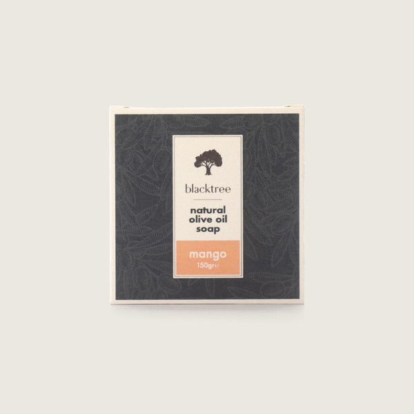 Natural Olive Oil Soap - Mango - 150gr (Stone Soap) - Blacktree Naturals