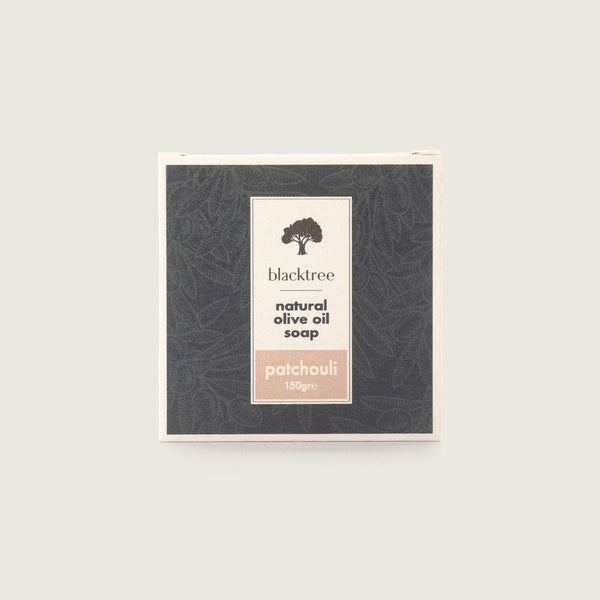 Natural Olive Oil Soap - Patchouli - 150gr (Stone Soap) - Blacktree Naturals